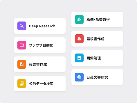 Skills & Memoryの画面イメージ