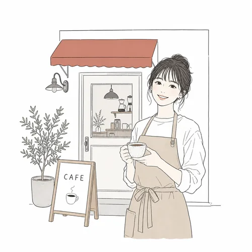 カフェ店主