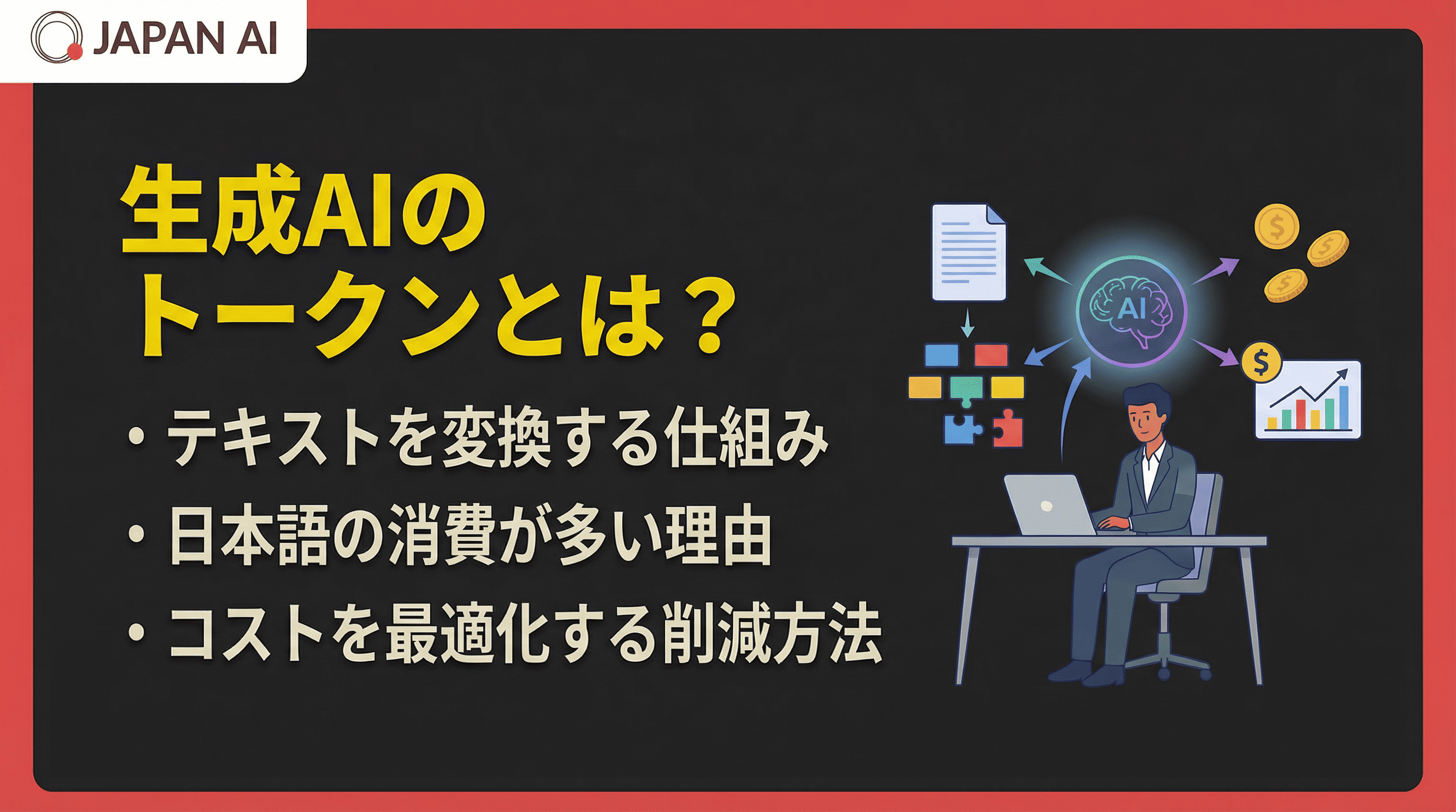震激トークン MV 日本語 生成AIにおけるトークンとは？仕組み・コスト・削減方法を解説 | JAPAN