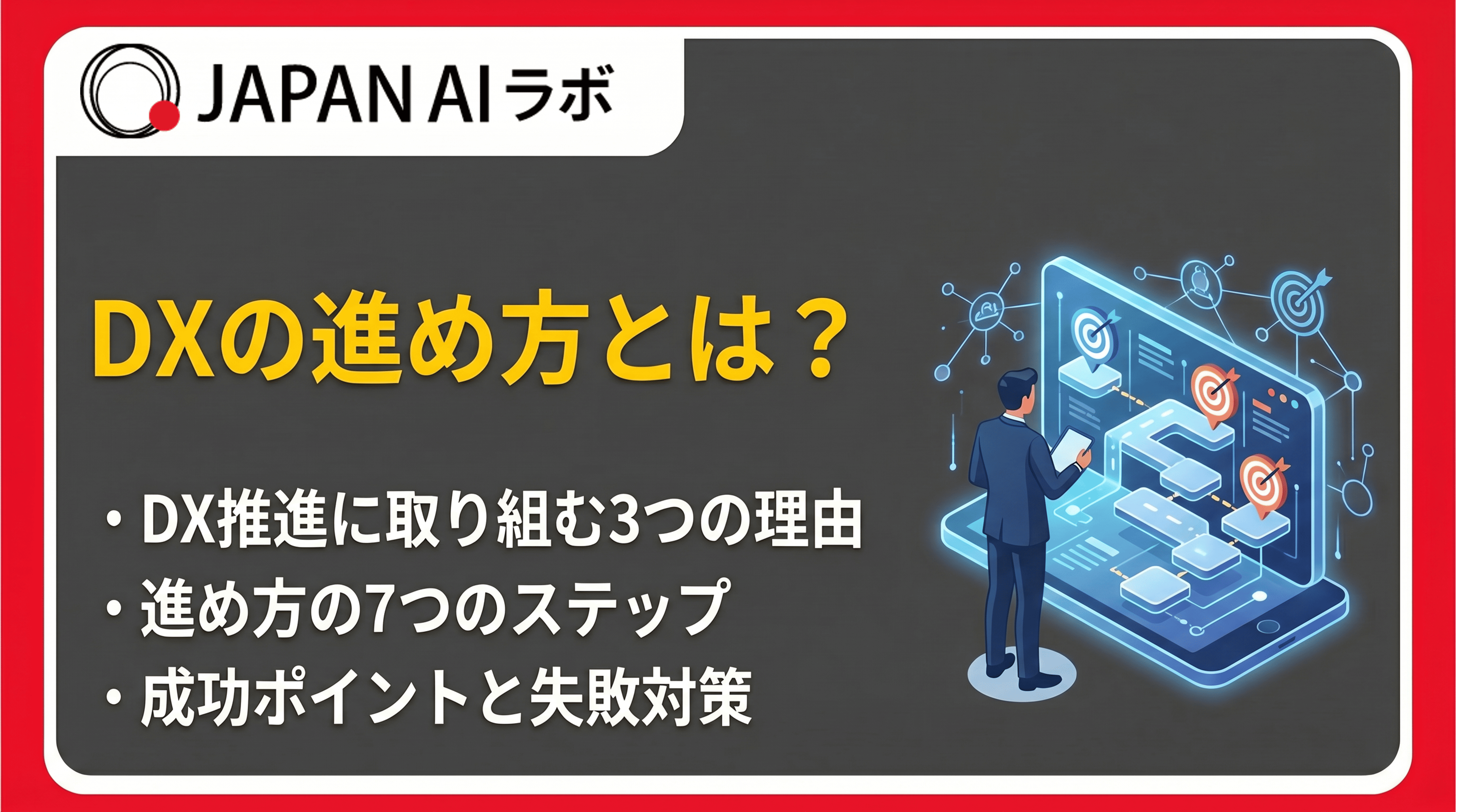DXの進め方とは？7つのステップと成功のポイント・失敗例を徹底解説