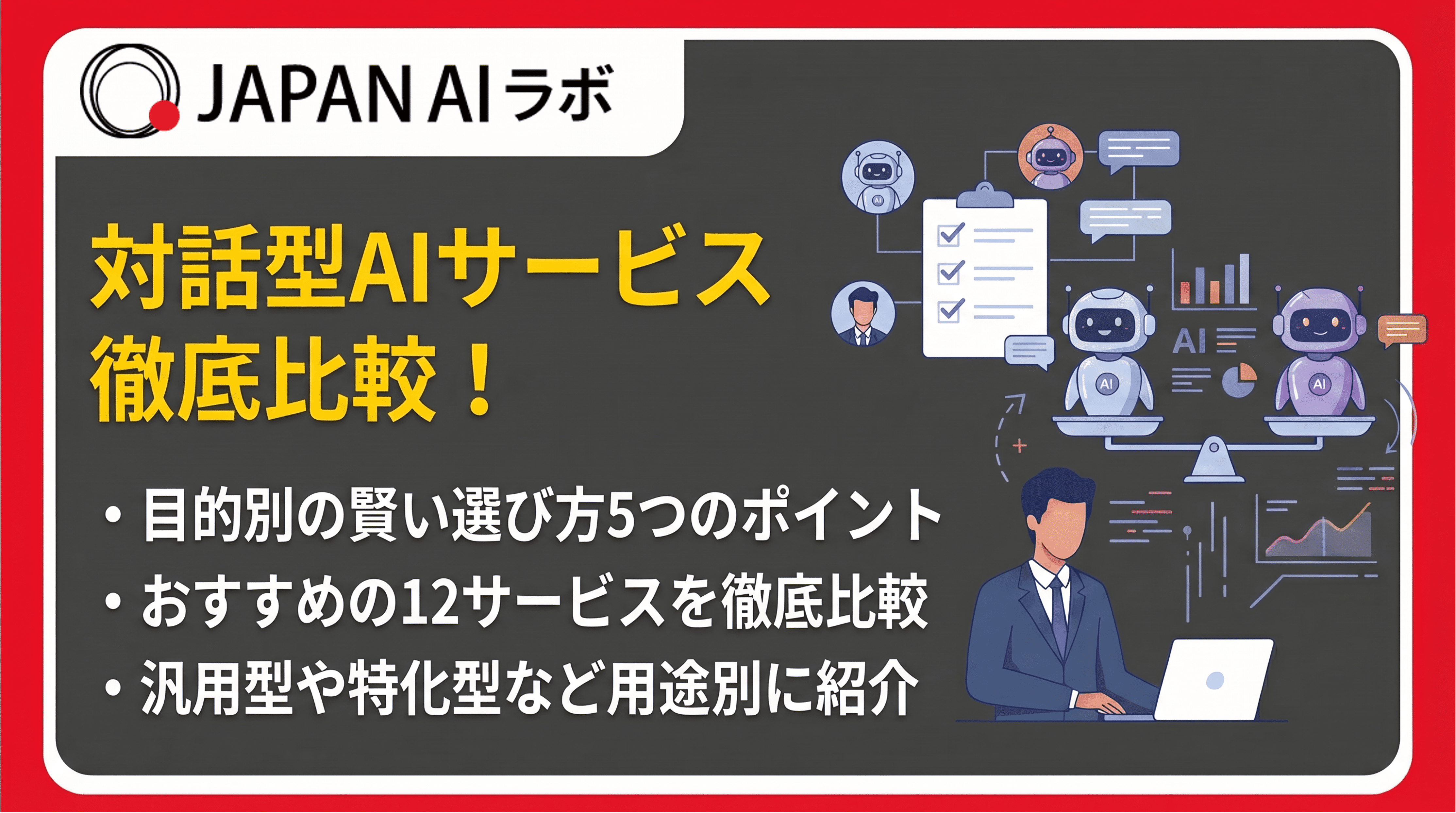 対話型AIサービス比較