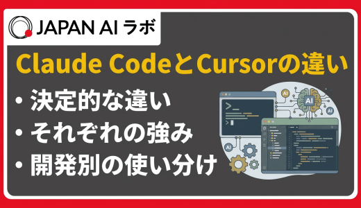 Claude CodeとCursorの違いとは？使い分け・併用方法と料金を徹底比較