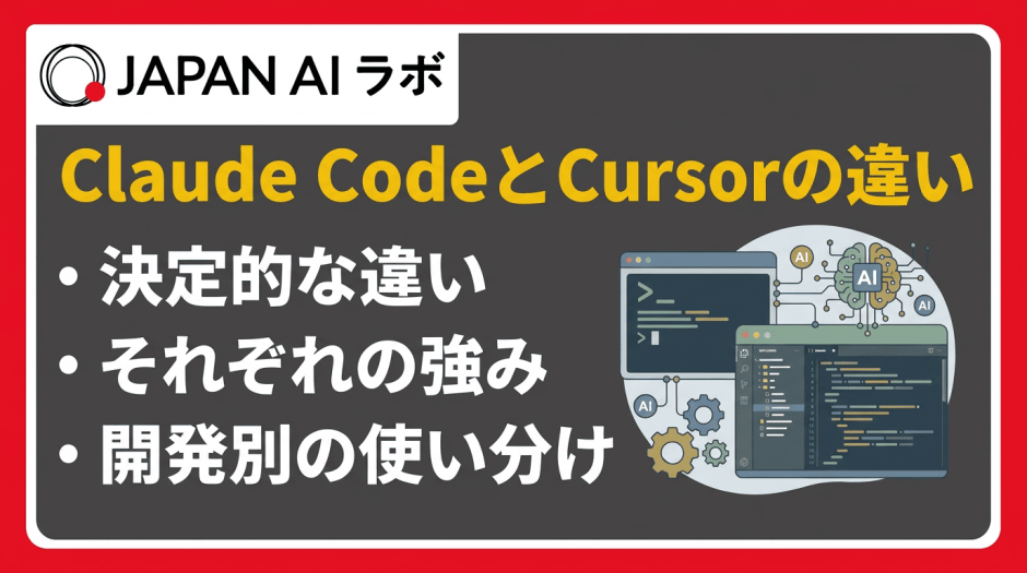 Claude CodeとCursorの違いとは？