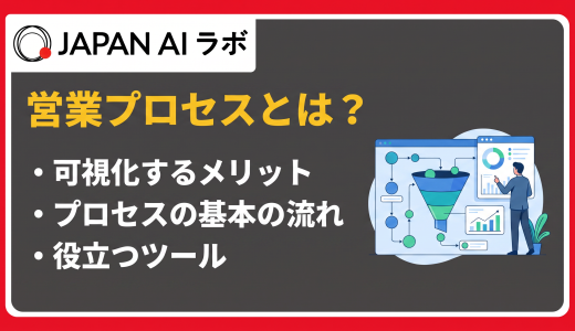 営業プロセスとは？営業フローとの違い・可視化と標準化で営業力を強化する方法